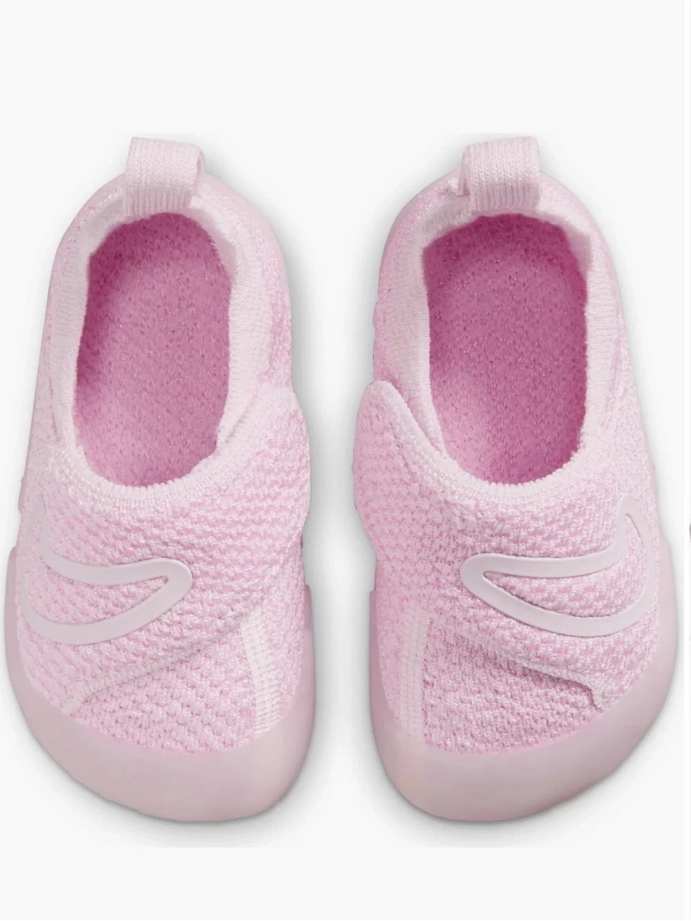 Nike NEW Swoosh 1 3C Slip-On Knit Sneakers in Pearl pink Rose